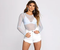 Major Moment Mesh Bodysuit