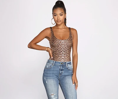 Wild Thing Animal Print Bodysuit