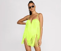 Forever Fab Fringe Bodysuit