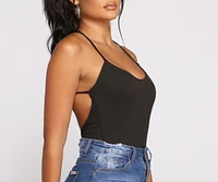 Sultry Strappy Back Bodysuit