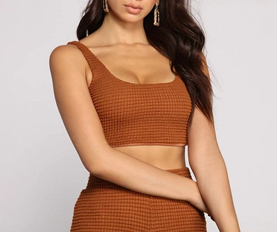 Major Cozy Vibes Cropped Tank