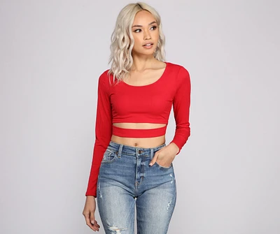 Cut To The Chase Crop Top
