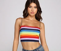 Bold Beauty Cropped Tank Top