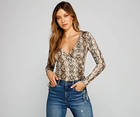 Wild Style Snake Print Top