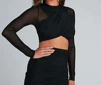 Wrapped Chic Style Crop Top