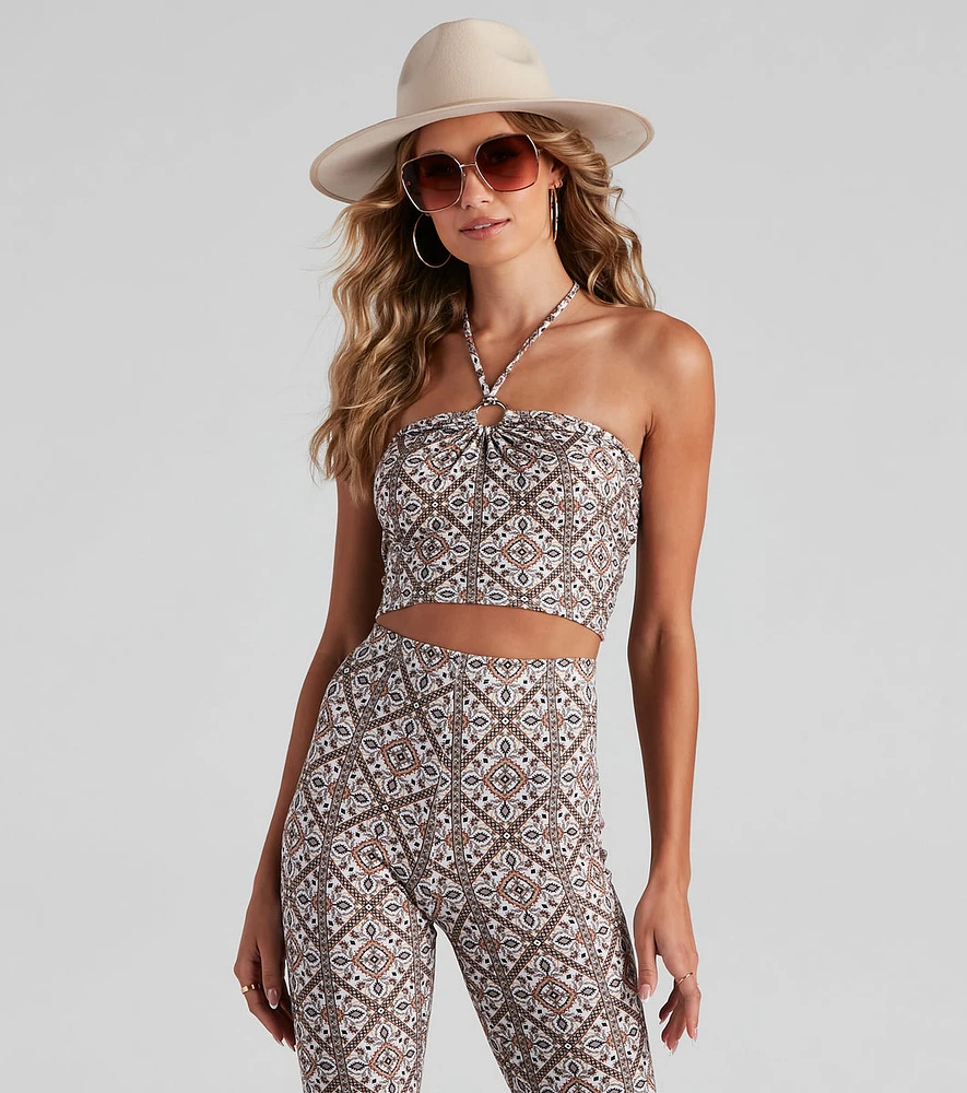 Weekend The Desert Halter Top