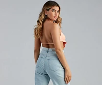 So Hawt Halter Crop Top