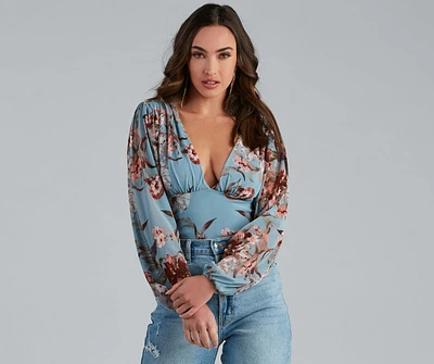 Blooming Chic Floral Bodysuit