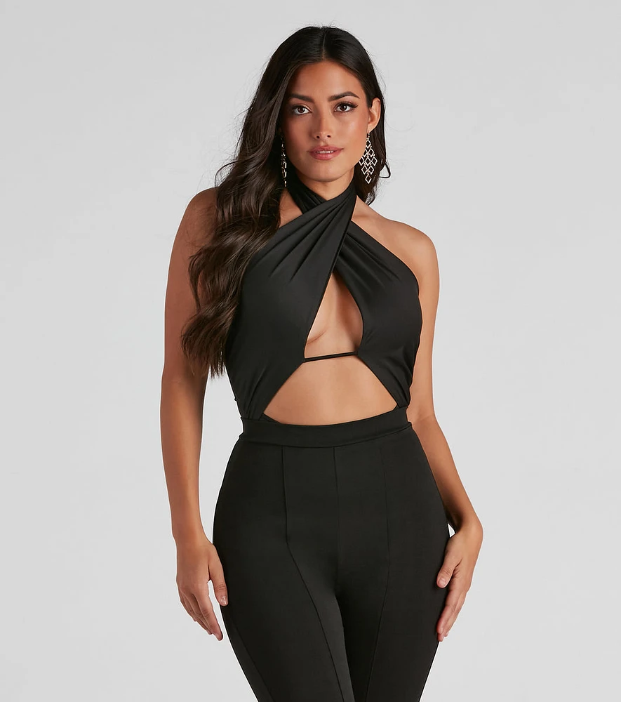 She's The Moment Halter Bodysuit