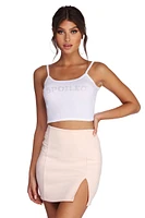 Spoiled Heat Stone Crop Top