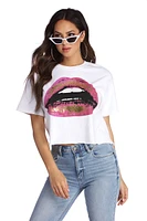 Pucker Up Graphic Top