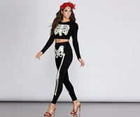 Glow-In-The-Dark Skeleton Top