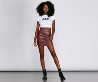 Brat Graphic Cropped Tee