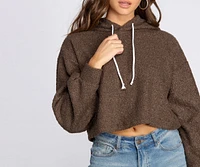 Casually Cozy Cropped Hoodie