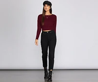 Those Cozy Feels Crop Top