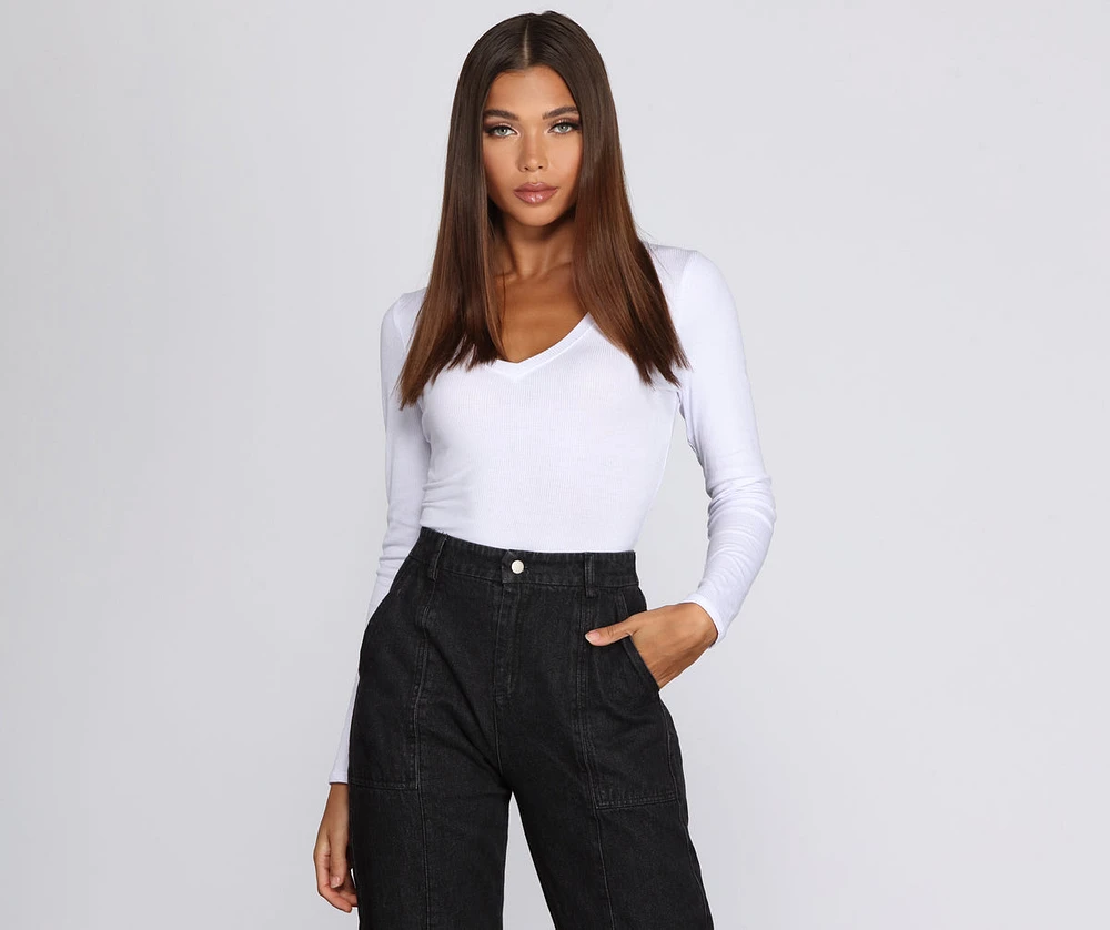 Cuter Crop Long-Sleeve Tee