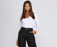 Cuter Crop Long-Sleeve Tee