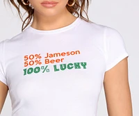 100% Lucky Cotton Tee