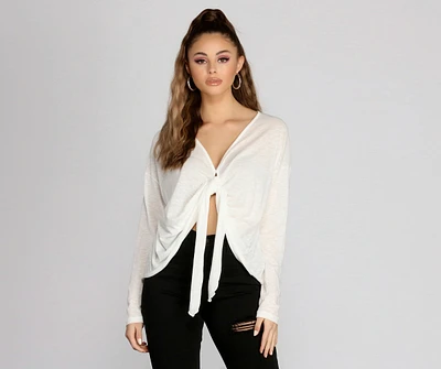Knot About It Long Sleeve Top
