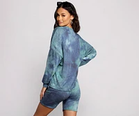 Good Vibes Oversized Long Sleeve Top