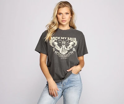 Rock My Soul Oversized Graphic Tee