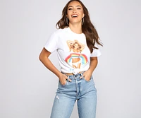 Mariah Carey Rainbow Graphic Tee