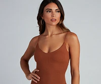 Totally Fab Ribbed Mini Dress