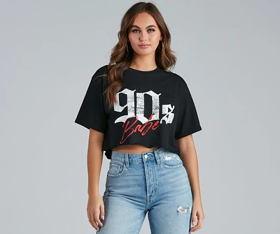 90's Babe Crop Tee