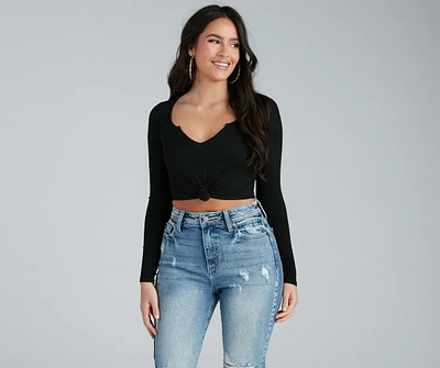 Effortless And Trendy Crop Top