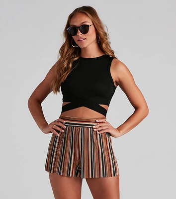 Wrapped Chic Crop Top