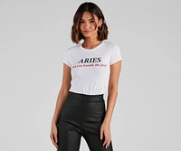 Aries Can You Handle It Graphic Tee