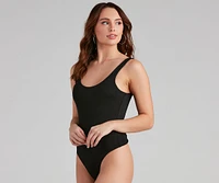 Basic Needs Scoop Neck Bodysuit