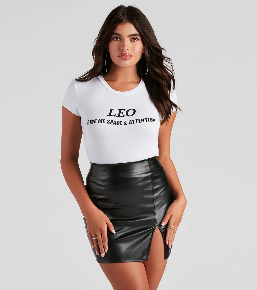 Leo Jersey Graphic Tee