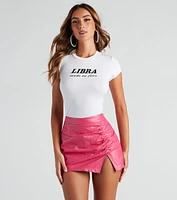 Libra Knit Graphic Tee