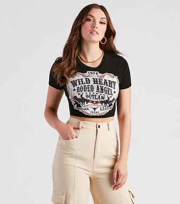 Rodeo Angel Cropped Graphic Tee