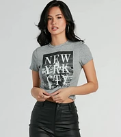 New York City Cropped Graphic Tee