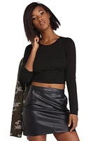 Hit The Basics Crop Top