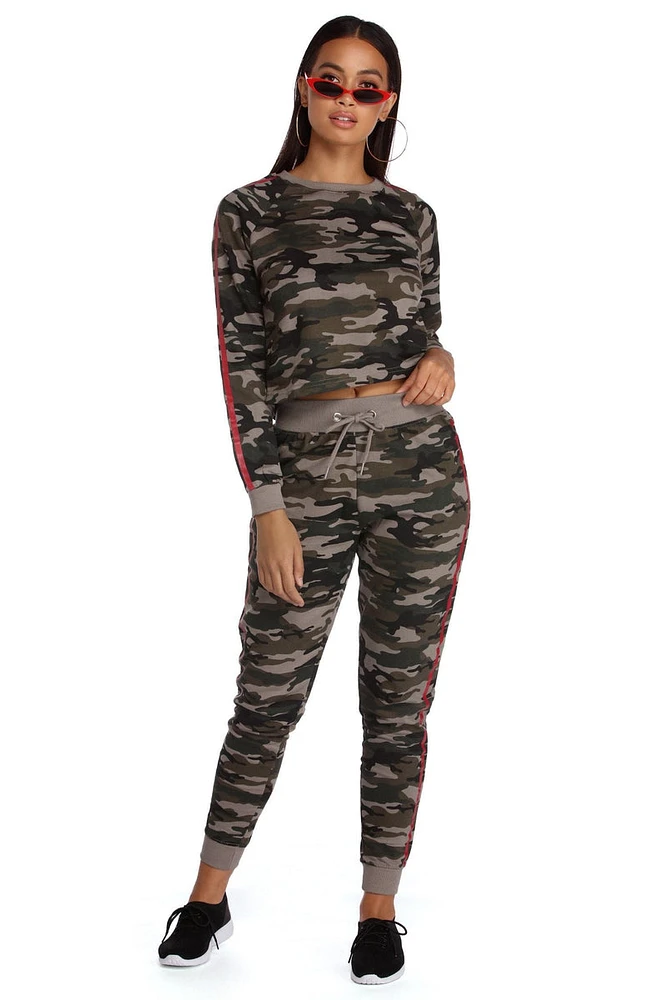 Comfy Camo Pullover