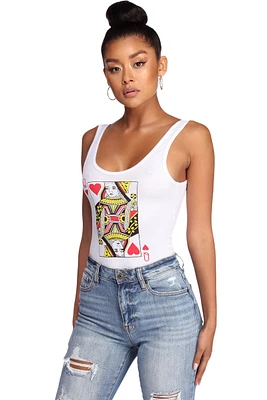 Queen Of Hearts Bodysuit