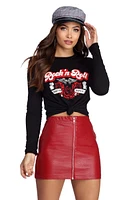 Rock N' Roll Crop Top