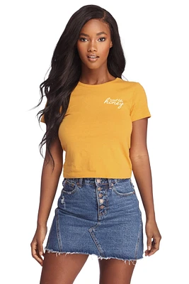 Sweet Like Honey Crop Top