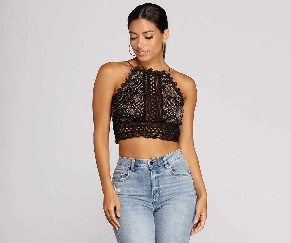 Crochet Queen Crop Top