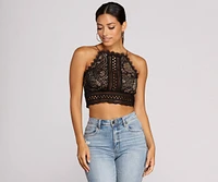 Crochet Queen Crop Top