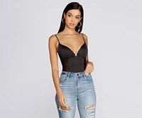 Bad Gal Satin Bodysuit