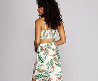 Goddess Of The Tropics Crop Top