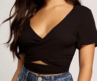 Flirty And Flowy Crop Top