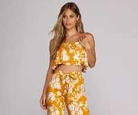 Sunshine So Fine Crop Top