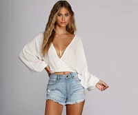 Get Loose Batwing Sleeve Top