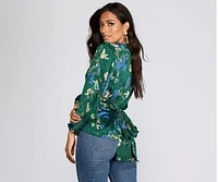 For The Love of Floral Top