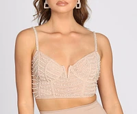 Beaded Beauty Cropped Bralette